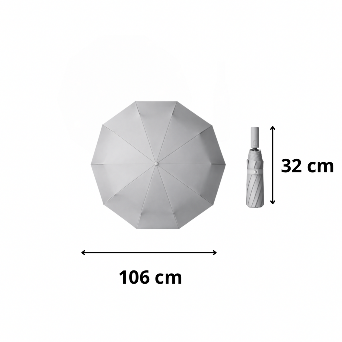 Automatic Travel Umbrella – Windproof, Compact & Lightweight for Men & Women